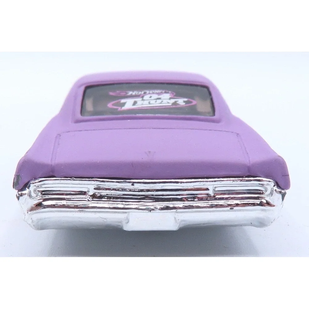 Hot Wheels 2004 Treasure Hunt 65 Bonneville Purple Matte Flames Real Riders 1:64